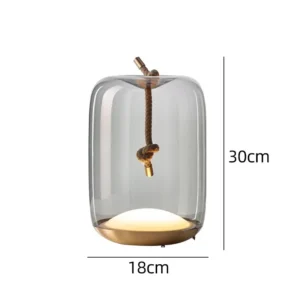 Modern Glass Table Lamp with Rope TL-A068 1