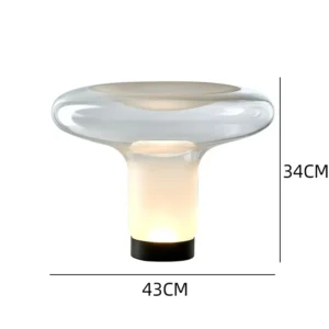 Modern Frosted Glass Mushroom Table Lamp TL-A075 1