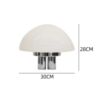 Modern Cream Dome Glass Table Lamp TL-A104 1