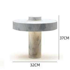 Nordic White Resin Table Lamp TL-E017 1