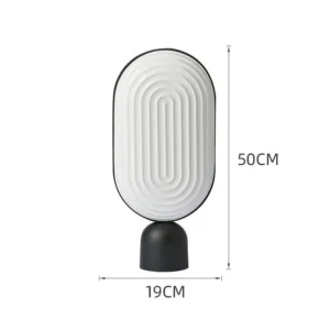 Minimalist Oval Resin Table Lamp TL-E006 1