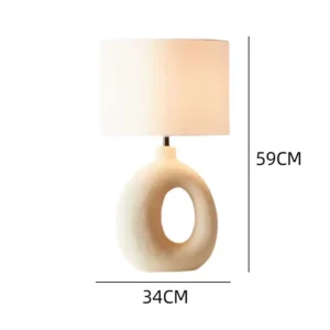 Contemporary Sculptural Resin Table Lamp TL-E026 1