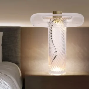 Modern Clear Glass Table Lamp TL-A031 1