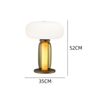 Modern Glass Table Lamp with Column Base TL-A085 1