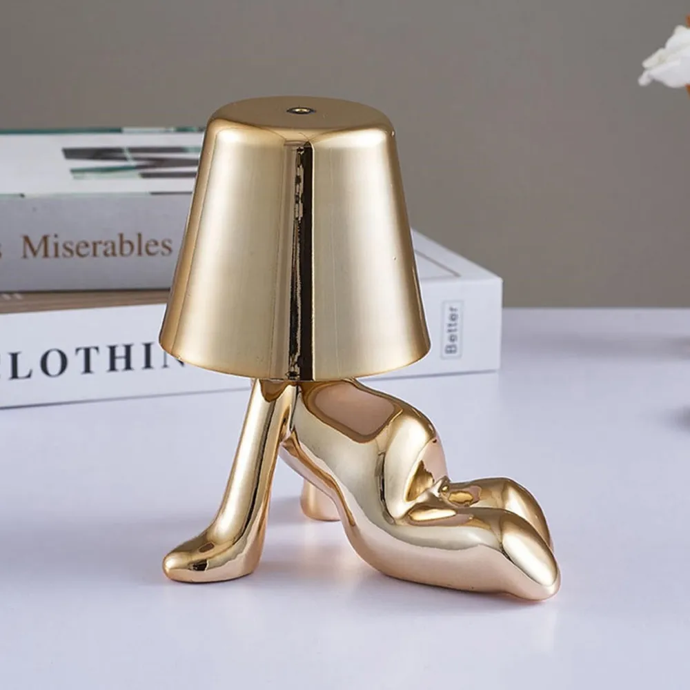Creative Small Gold Resin Table Lamp TL-E027 1