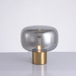Modern smoky grey Glass Table lamp TL-A033 6