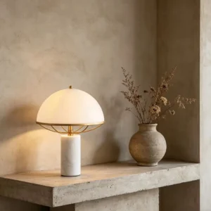 Marble Dome Glass Table Lamp TL-A040 1