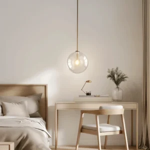 Glass Globe Pendant Light P6085 2