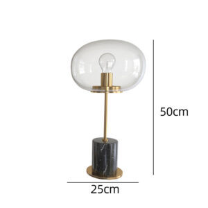 Modern Marble and Glass Table Lamp TL-A038 2