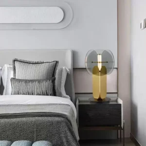 Modern Double Disc Glass Table Lamp TL-A059 1
