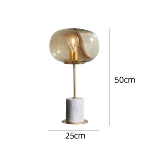 Modern Marble and Glass Table Lamp TL-A038 1