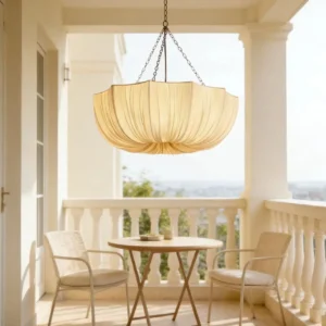 Wabi-Sabi Pleated Pendant Light MP4002 6