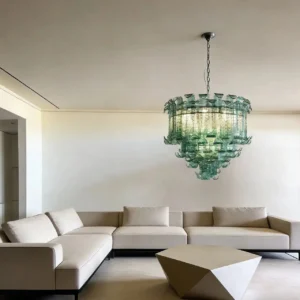 Murano Green Glass Chandelier MX9003 6
