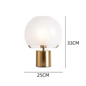 Frosted Glass Globe Table Lamp TL-A003 5