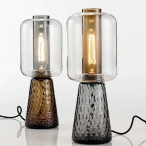Modern Glass Cylinder Table Lamp TL-A023 5