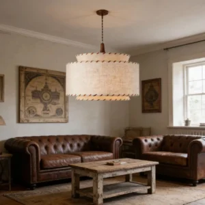 Wabi Sabi Fabric Pendant Light MP4015 6