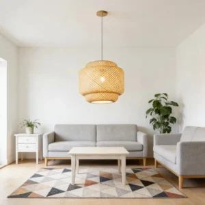 Handwoven Bamboo Pendant Light MP4019 6