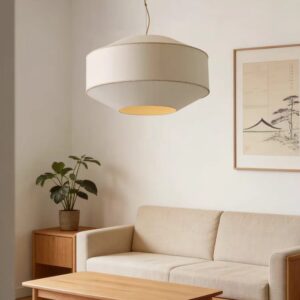 Scandinavian Fabric Drum Pendant Light MP4024 5