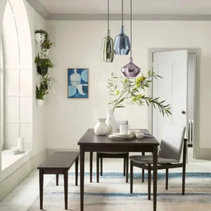 Contemporary Glass Pendant Light P6088 3