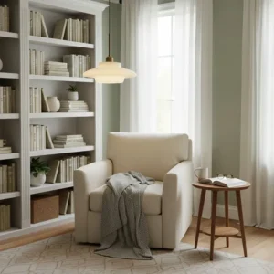 Mid Century Art Milk White Glass Pendant Light P6086 3