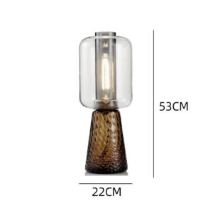 Modern Glass Cylinder Table Lamp TL-A023 4