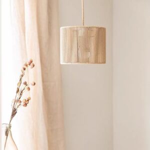 Hemp rope Drum Pendant Light MP4022 5