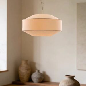 Scandinavian Fabric Drum Pendant Light MP4024 4