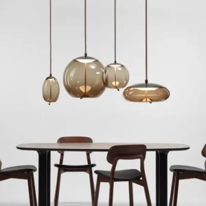 Modern Glass LED Dining Room Pendant Light P6069 3
