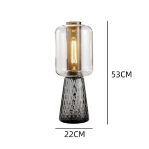 Modern Glass Cylinder Table Lamp TL-A023 3