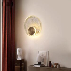 Textured Glass Led Wall Light WA1003 3