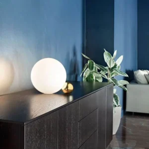 Modern White Glass Table Lamp TL-A002 2