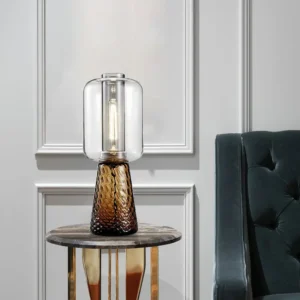 Modern Glass Cylinder Table Lamp TL-A023 2