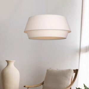 Double Layer Fabric Pendant Light MP4016 2