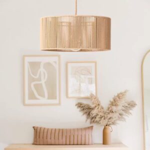 Hemp rope Drum Pendant Light MP4022 3