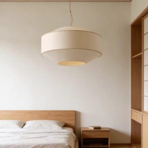 Scandinavian Fabric Drum Pendant Light MP4024 2