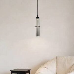 Modern Cylinder Glass Pendant Light P6071 3