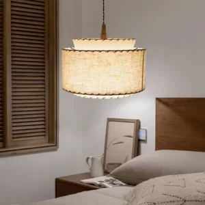 Wabi Sabi Fabric Pendant Light MP4015 2