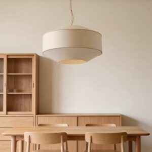Scandinavian Fabric Drum Pendant Light MP4024 1