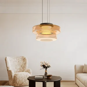 Scandinavian Glass Led Pendant Light P6018 4