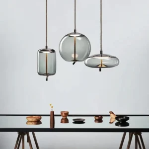 Modern Glass LED Dining Room Pendant Light P6069 4