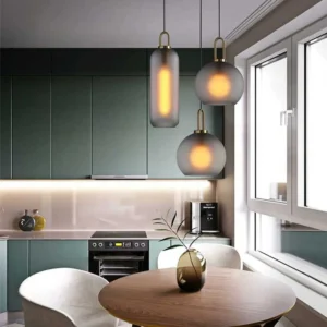 Glass Ball Round Pendant Lamp P6091 4
