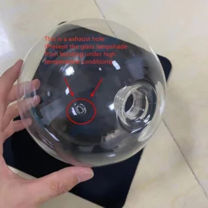 Glass Globe Pendant Light P6085 4