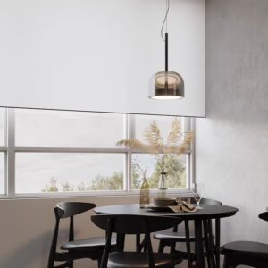 Modern Glass Dome Pendant Light P6030 5