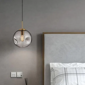 Minimalist Glass Sphere Pendant Lamp P6083 5