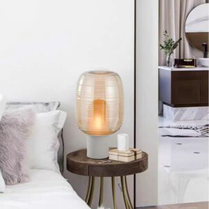 Ribbed Glass Table Lamp TL-A006 3