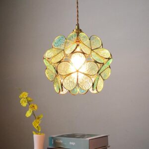 Modern Flower Glass Pendant Light P6062 5