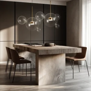 Modern Bubble Glass Pendant Light P6077 6