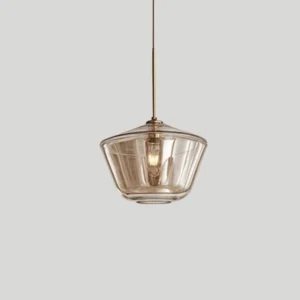 Modern Amber Glass Pendant Light P6099 6