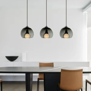 Handblown Glass Orb Pendant Light P6093 6