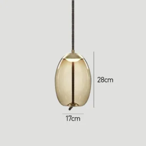 Modern Glass LED Dining Room Pendant Light P6069 6